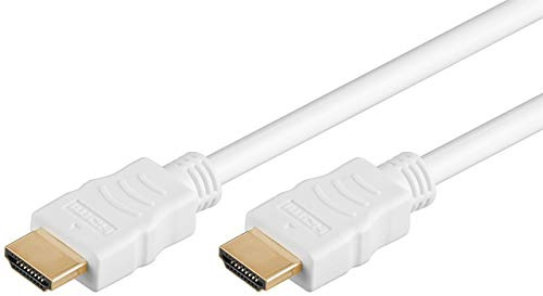 goobay 61022 - Cavo HDMI ad Alta velocità con Ethernet, 4K Ultra HD e Arc/per Monitor, PS5 e Xbox / 5M