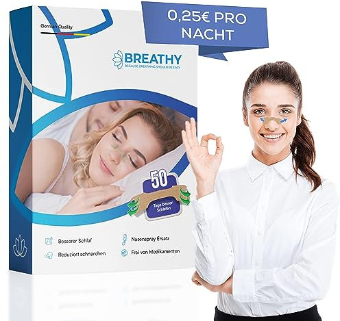 50 Comfort Nasenpflaster neuer Shape(Nasenpflaster besser Atmen) nose Strips Nasenstrips ohne Medizin Nasensprayersatz endlich wieder frei Durchatmen
