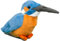 Teddys Rothenburg Kuscheltier Eisvogel blau/orange/weiß 12 cm Plüschtier Plüscheisvogel