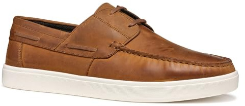 Geox U AVOLA B, Mocassino Uomo, Brown Cotto, 44 EU