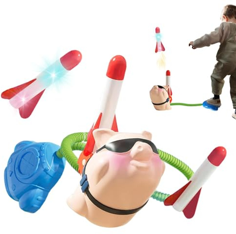 Rocket Stomper pour, fusée pour | Passage Mignon de Dessin animé sur Rocket Stomper, Jouets de Jardin Professionnels, Jeu de Lancement de fusée de Saut, Outil de Lancement