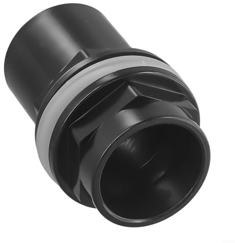 Raccord fileté en PVC pour aquarium avec joint d'étanchéité pour installation de bassin à koï (40 mm)