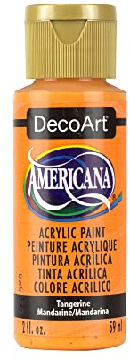 Deco Art Americana Acrylic Transparent Multi-Purpose Paint, Tangerine, 59 ml (Pack of 1)