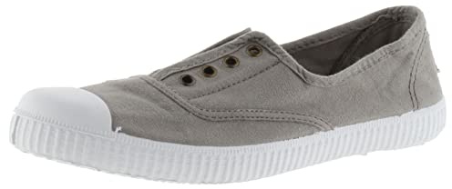 victoria Inglesas 1915 Lona Drec & Elástico Central & Refuerzo Puntera 106623 para Mujer Gris 39