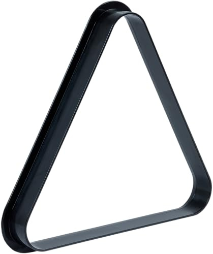 PowerGlide - Triangolo in plastica per Palle da Biliardo da 51 mm, Colore Nero