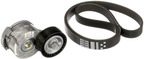 GATES K046PK1245 Keilrippenriemensatz 6-Rippenanzahl EPDM (Ethylen-Propylen-Dien-Kautschuk) Kompatibel mit FORD FOCUS III Turnier 2110284 6PK1245 7884-22628