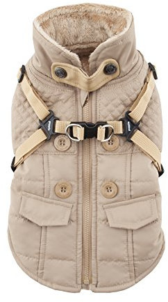 Puppia PAQD-VT1463 Wilkes, Wintermantel, M, beige