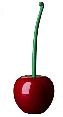 Uteruik Cerezo - Escobilla de Inodoro con Soporte para escobilla, plástico, 1 Pieza