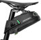 ROCKBROS Fahrrad Satteltasche Fahrradtasche für MTB Rennrad Wasserdicht Stoßfest Sitztasche Schwarz 1L/ 1,5L mit Rücklichthalter