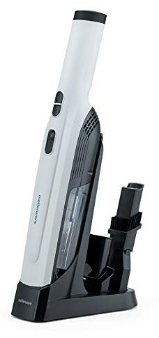 Mellerware - Aspiradora de Mano Sin Cable Handy! 120w | 14000Pa Potencia de Succión | 2en1 | Aspirador de Coche Potente | Inalámbrico | Base de Carga pelos de Perro, casa (White)