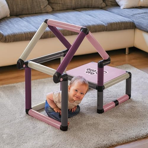 Quadro Beginner Home – Estructura modular de escalada y torre de aprendizaje para bebés y niños, 116 piezas, a partir de 6 meses, interior/exterior, resistente a los rayos UV, fabricado en Alemania