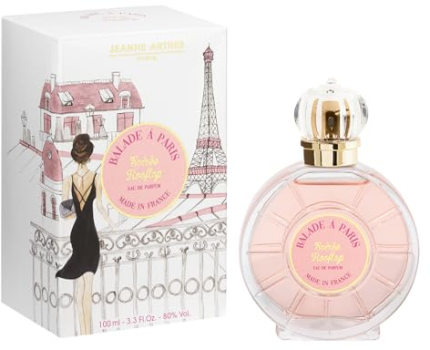 JEANNE ARTHES - Eau de Parfum Femme French Way Of Life - Balade à Paris - Soirée sur Rooftop - Floral & Frais - Patchouli & Vanille - Fabriqué en France à Grasse - Cadeau femme - 100 ml