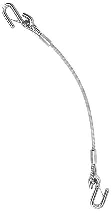 Cadena de Seguridad para Remolque de 70cm, 28 Pulgadas, 3500lbs, Gran Capacidad de Carga, Resistente, Fiable, Portátil, Cuerdas de Alambre de Remolque para Remolque RV