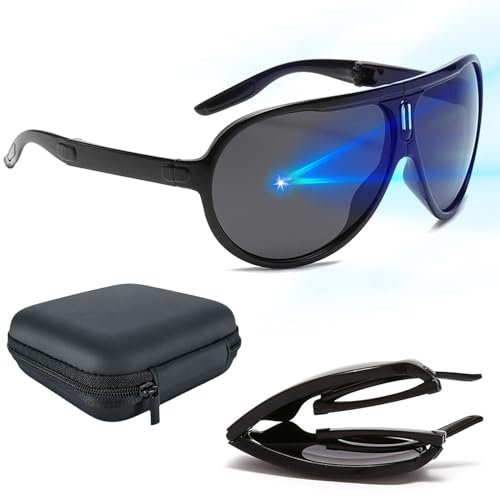 iKeener 190-2000nm IPL Laser Schutzbrille, Faltbar Infrarot Schutzbrille für Augenschutz Rotlichtlampe Infrarotlampe und IPL Laser Haarentfernung