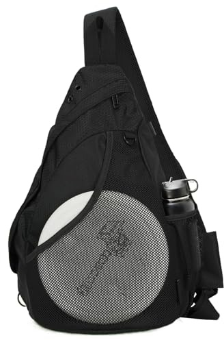 Liten skivgolfväska, kapacitet sportryggsäck med justerbar rem, 43 x 35 cm organiseringsförvaring för avdelare, krokar, grepp, softball, tennis, fitness, camping, backpacking