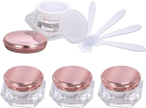 Kosmetikburkar, Paket med 4(Gold,30ml)