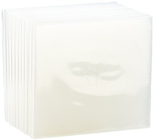 PEARL CD Hülle: Doppel CD Slim Soft Boxen im 10er-Set, 7 mm, transparent (Softcover, Jewelcase für DVD, Blu ray)
