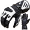 PROANTI Sommer City Motorradhandschuhe | Motorrad Handschuhe aus Nylon-Cordura und Leder | strapazierfähige Rindsleder-Innenfläche | optimale Passform | angenehmer Griff | Protektoren | Weiß,Größe XS