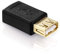 conecto CC20128 USB 2.0-Adapter Micro-USB-Buchse auf USB-Buchse Typ A Schwarz