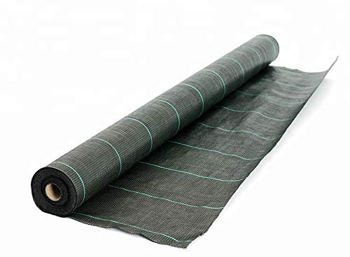 Vente au mètre/Largeur 5,15m Toile Bache de paillage tissée Anti-Mauvaises Herbes 130g/m2