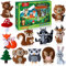Tacobear Waldtier Nähset Kinder Nähen Kinder Dschungel Safari Tiere Nähset aus Filz Waldtiere Bastelset Kinder Kreativ Geschenk Bastelmaterial für Kinder Jungen Mädchen 6 7 8 9 10 Jahren