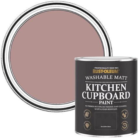 Rust-Oleum Pink Kitchen Cupboard Paint in Matt Finish - Heartfelt 750ml