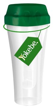 YOKEBE Shaker – einfache Zubereitung von Diätshakes – geeignet für alle Yokebe Mahlzeitenersatz-Pulver – Protein Shaker – 350 ml – 1 Stück