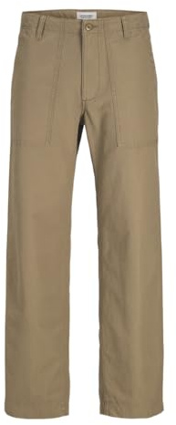 Jack & Jones JPSTBILL JJBARKLEY Fatigue Noos - Pantaloni, Elmwood, 33W x 32L