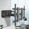 IUokLU Soporte de Pared para TV: Soporte de TV con Doble Brazo articulado Giratorio e inclinable 6 Brazos para la mayoría de televisores LED/4K Planos de 70 a 120,Negro