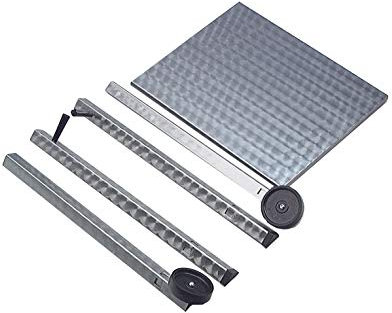 BSR-Grillen passendes Umbauset Untergstell mit Rollen für Gasgrill 3er