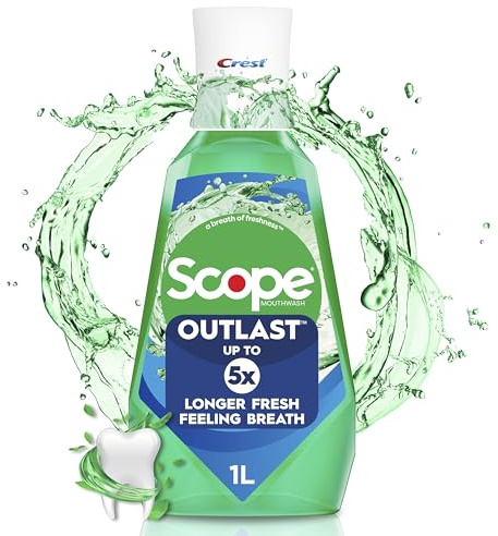 Crest Mundspüler, ohne Alkohol, Minzgeschmack, 1 l