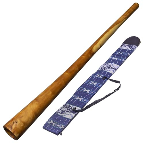 Australian Treasures - DIDGERIDOO aus Eukalyptus PRO 129cm inklusive Nylon Didgeridoo Tasche