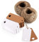 Carehabi - Kraftpapier Anhänger Etiketten Geschenkanhänger mit Jute Schnur 50M für Hochzeit Geschenke,Weihnachtsgeschenke,Partygeschenke,Geschenkdeko.