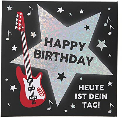 Depesche 0011694-017 popup gratulationskort till födelsedag vikbart kort med musik, ljuselement och ett originellt ordspråk, födelsedagskort inklusive kuvert, format 15,5 x 15,5 cm
