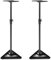 COSTWAY 2er Set Lautsprecherständer, Boxenständer 97-157cm höhenverstellbar mit stabilem Dreiecksfuß, Bodenständer bis 50kg Belastbar