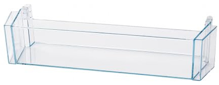 Botellero/Bandeja de Puerta para Botellas | Compatible con Frigorífico Bosch 00709646 sin perfil | Repuesto Original 47x12,4x9,8 cm | Perfil Inferior-Intermedio Transparente | Instalación Sencilla