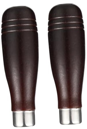 FONDOTIN 2 Piezas Mango Madera para Herramienta de Carpintero Mango para Formones y Limas Resistente y Cómodo con Acabado Pulido para Uso Duradero Proyectos