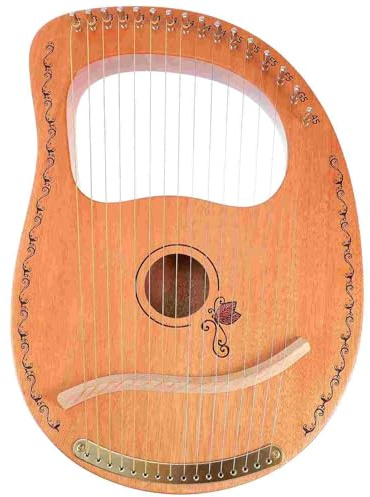 Arpa lira Instrumento de arpa mano Lap 16 cuerdas Lira instrumentos musicales afinación madera
