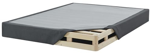 Hercules 8 Inch High Profile Foundation Mattress Box Spring Replacement, Full