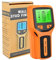 Shkalacar Digitales Ortungsgerät, 5 in 1 Elektronischer Wandscanner-Detektor mit HD LCD Display, Akustische Warnung, Stud Finder Wandscanner zum Auffinden von Stromleitungen Holzbalken (Orange)