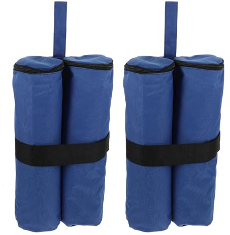 ARTIBETTER 2 Piezas Sacos de Arena para Camping Bolsa Pesada Resistente para Carpas Plegables y Toldos al Aire Bolsa Arena Antiviento para Fijación de Estructuras Color Azul