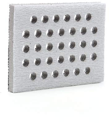 3M Clean Sanding Interface Pad 28324, 3 in x 4 in x 1/2 in 33 Holes