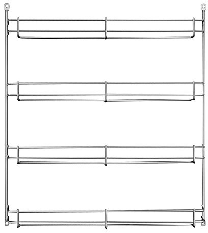 Fuchs 24er Gewürzregal leer in silber, 1er Pack