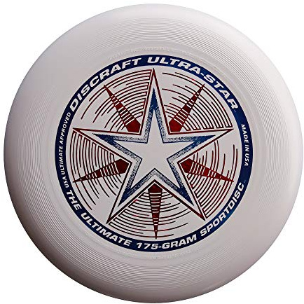 Discraft Ultrastar 175g Ultimate Frisbee Disco bianco