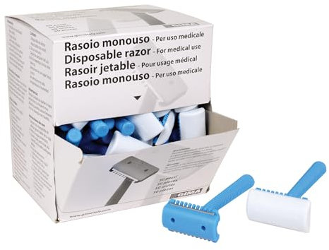GIMA 27082 Rasoio Monouso Tricotomia, Confezione 50 pezzi