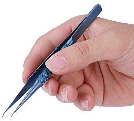 Pinzas Reparación de Teléfono Aleación Titanio Herramienta Palanca Apertura Electrónica Profesional Microscopio Placa Base Soldadura Cabeza Redonda(Round head)