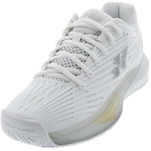 YONEX Damen Eclipsion 5 Tennisschuhe, Cyan, Weiss/opulenter Garten, 39 EU