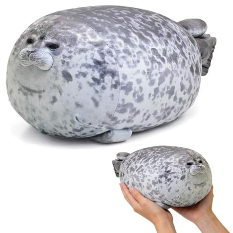 EnixwH 30 CM Peluche Foca Almohada Peluches Kawaii Juguetes Niña