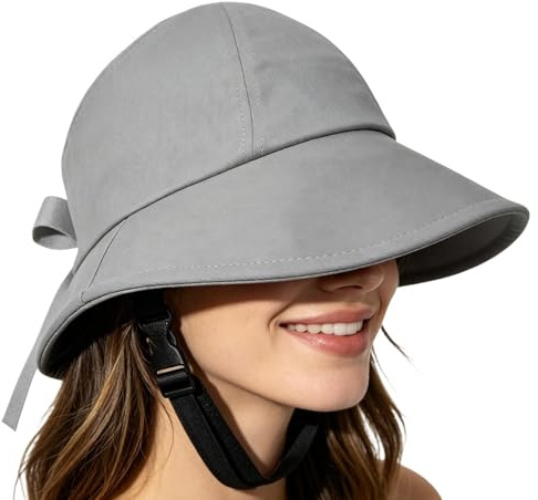 Casque de vélo avec chapeau solaire à large bord et protection solaire, pour femmes et hommes, cyclistes urbains et joueurs de plage