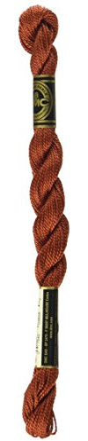 DMC 115 5-919 Pearl Cotton Thread, Red Copper, Size 5